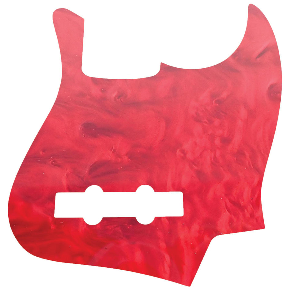 Red Pearl Acrylic Jazz Bass Guitar Pickguard