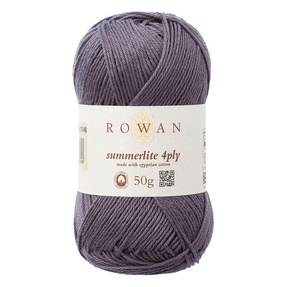 Summerlite 4Ply A.Grey 446 100% Cotton Yarn - 50g