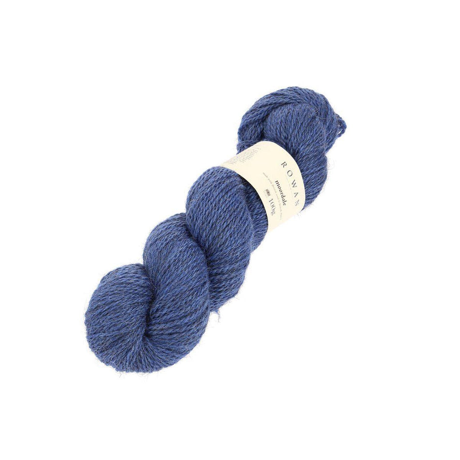 Moordale O. Blue 009 70% Wool 30% Alpaca Yarn - 100g Hank