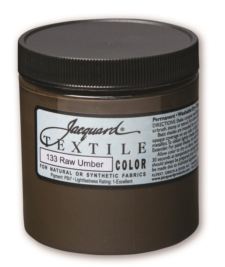 JAC2133 133 Raw umber Textile Paint - 8 fl oz