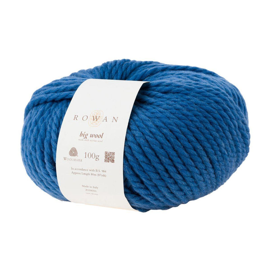 Big Wool Steel Blue 052 100% Wool Yarn - 100g