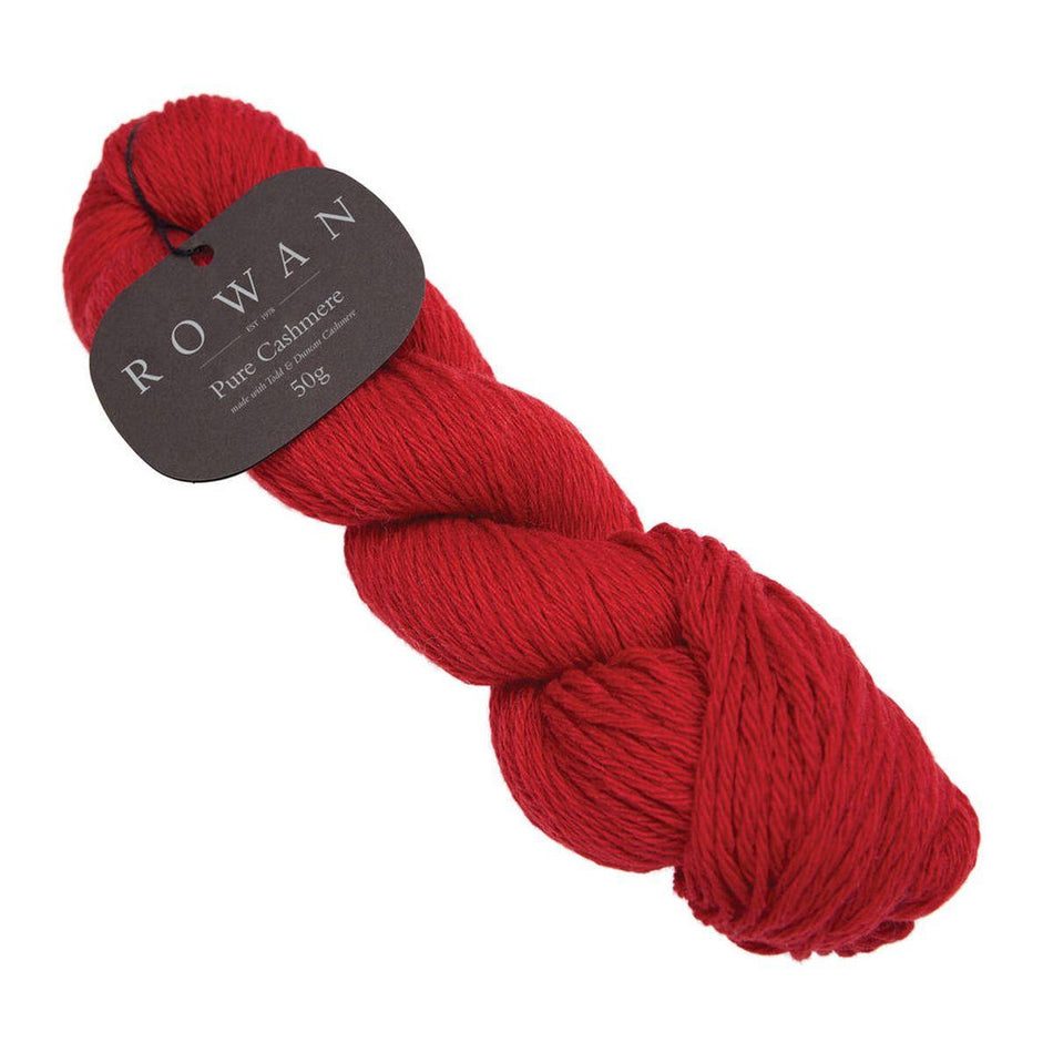 Pure Cashmere College Red 097 100% Cashmere Yarn - 50g Hank