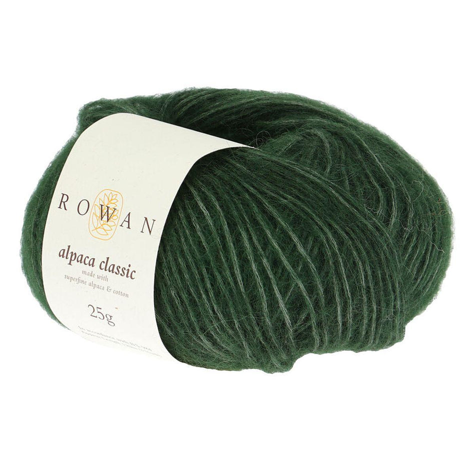 Alpaca Classic Foliage Green 110 57% Alpaca 43% Cotton Yarn - 25g