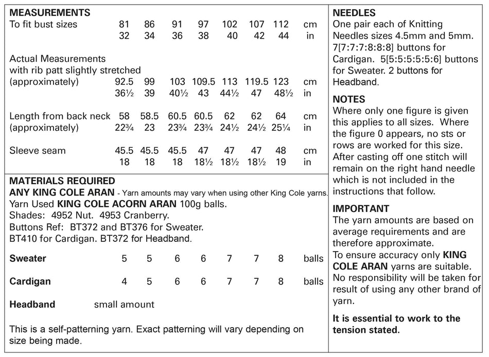 5803 Pattern