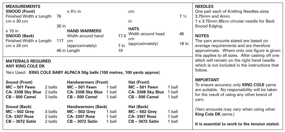 5952 Pattern