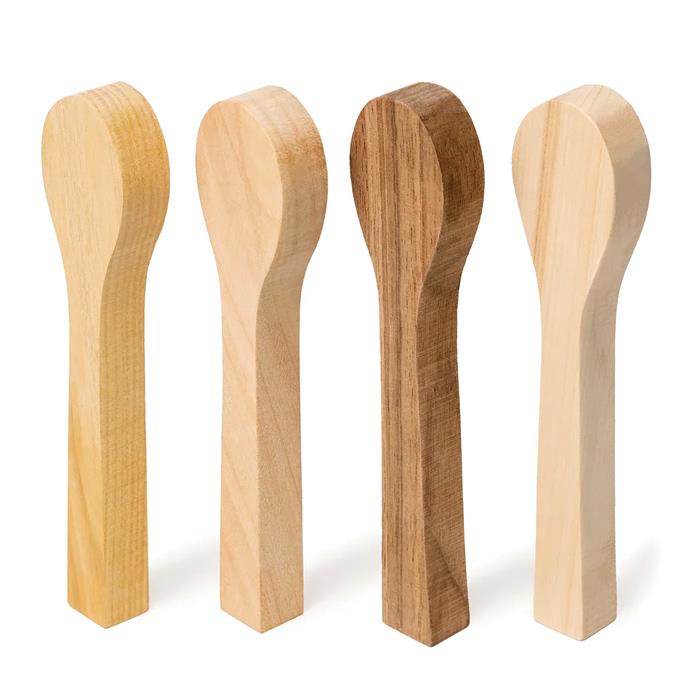 BB2 Spoon Blanks Set (Cherry, Linden, Mulberry, Walnut)