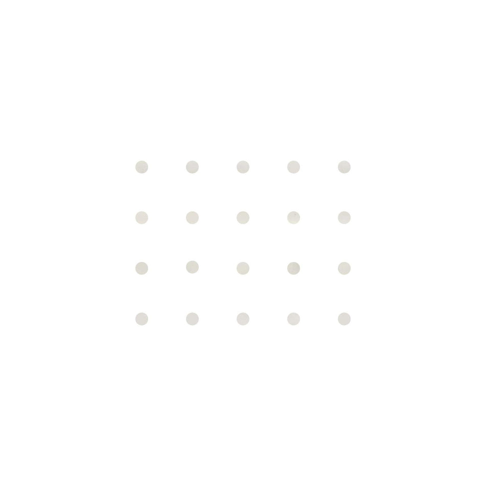 White Vintage Pearloid Celluloid Dot Inlays - 5mm, Pack of 20, Circle