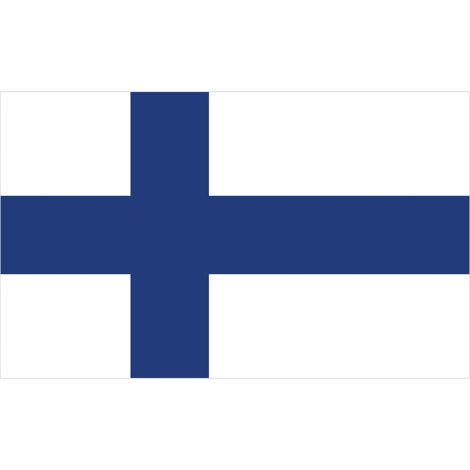 Finland Flag Waterslide Decal