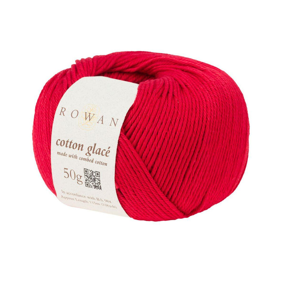 Cotton Glacé Poppy Rg741 100% Cotton Yarn - 50g