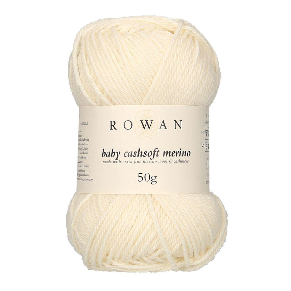 Baby Cashsoft Merino Cream 102 57% Wool 33% Acrylic 10% Chasmere Yarn - 50g