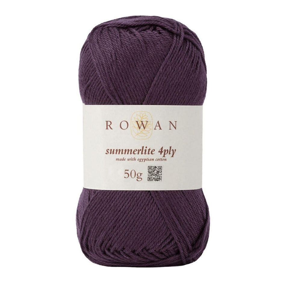 Summerlite 4Ply Aubergine 432 100% Cotton Yarn - 50g