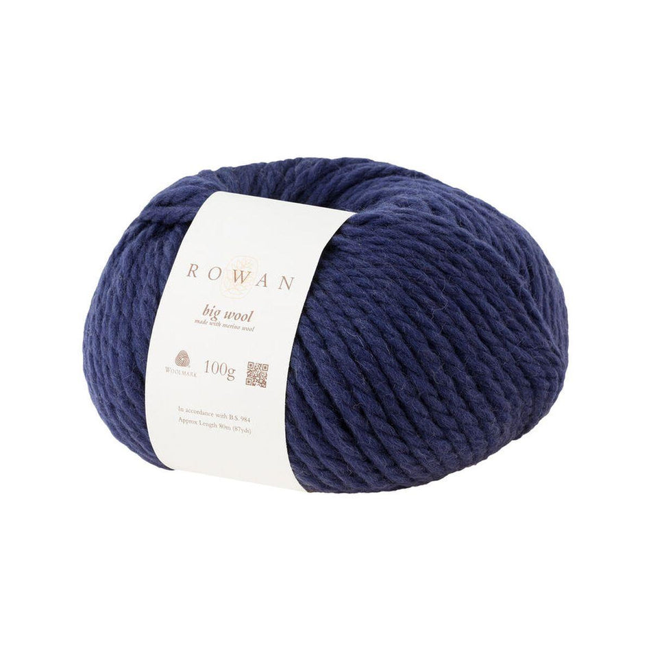 Big Wool Blue Velvet 026 100% Wool Yarn - 100g