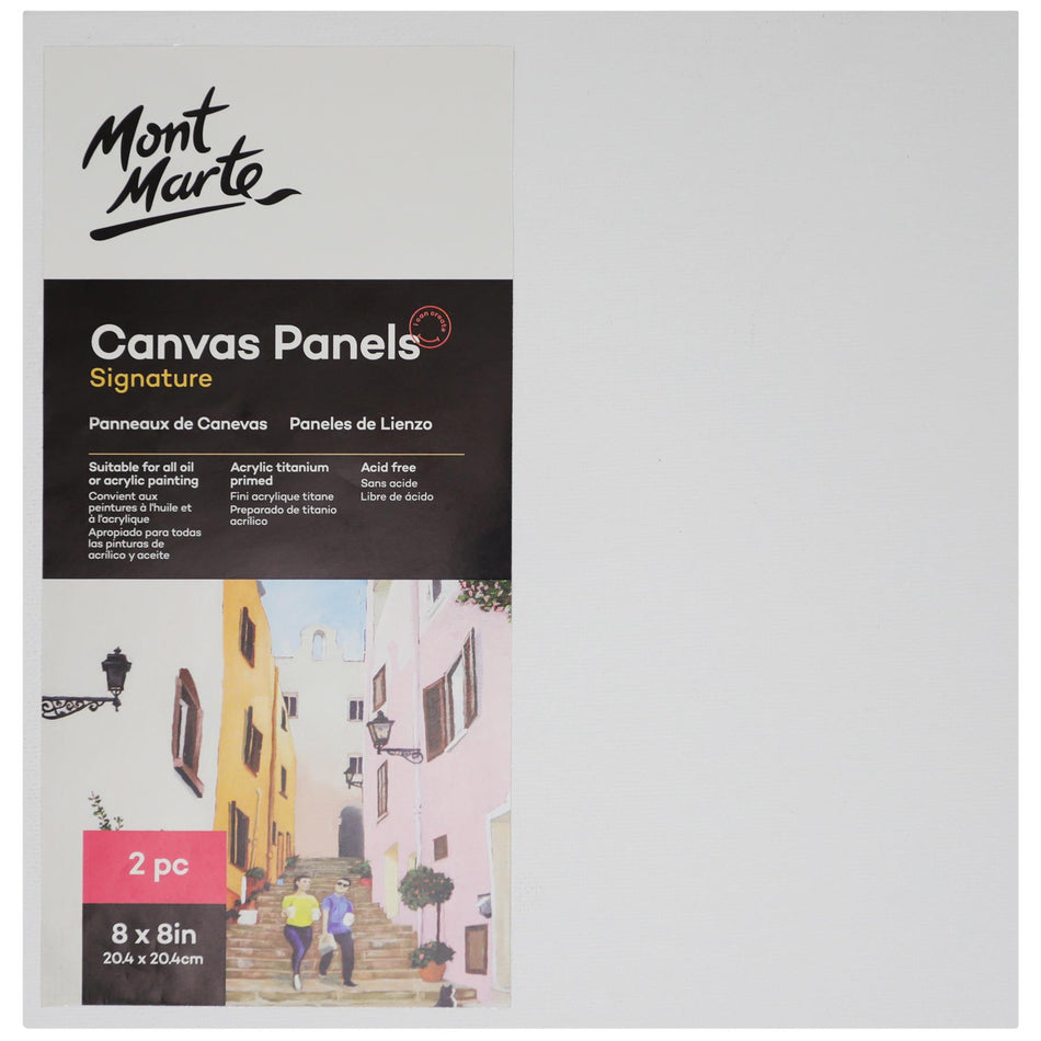 CMPL2020 Canvas Panels - 20.4x20.4Cm, Set of 2
