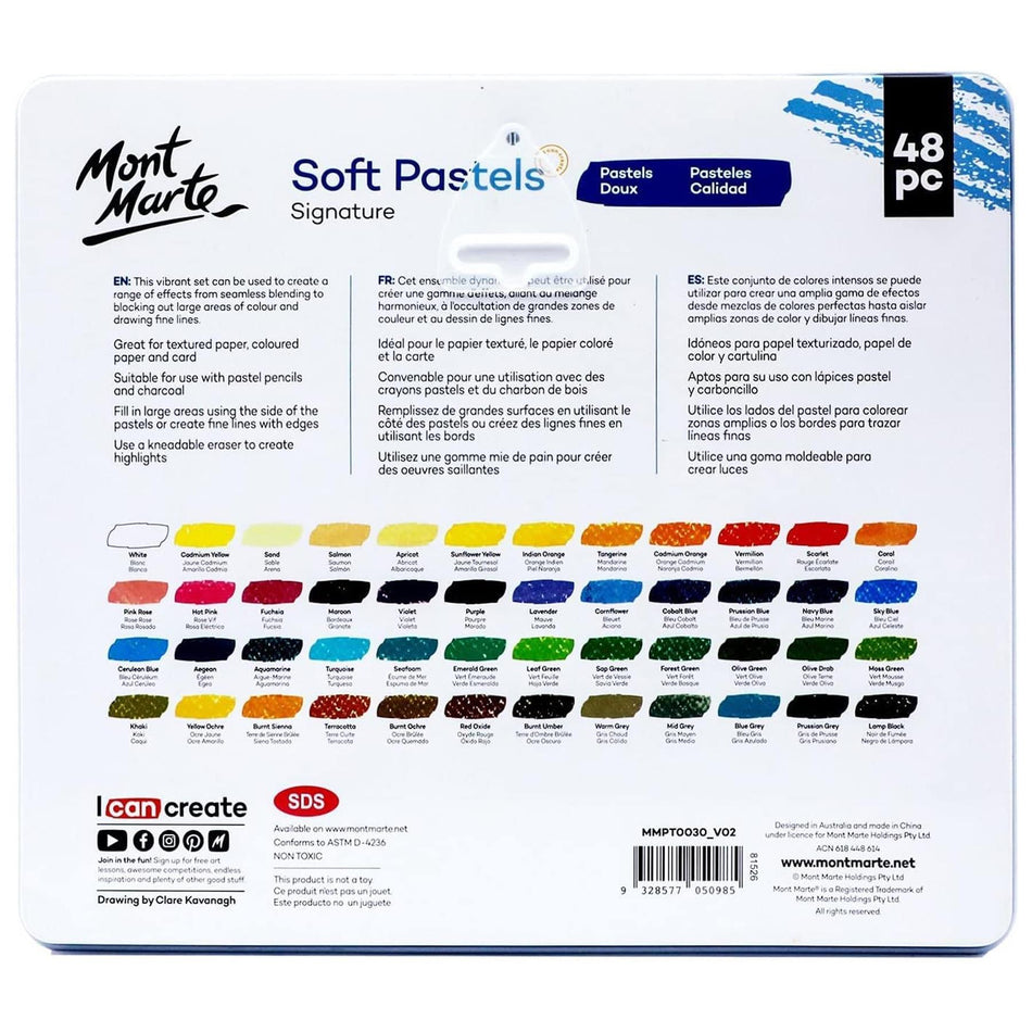 MMPT0030 In A Tin Soft Pastels - Set of 48