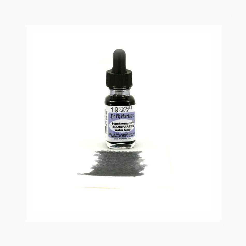 Payne'S Grey Synchromatic Transparent Water Color - 0.5oz