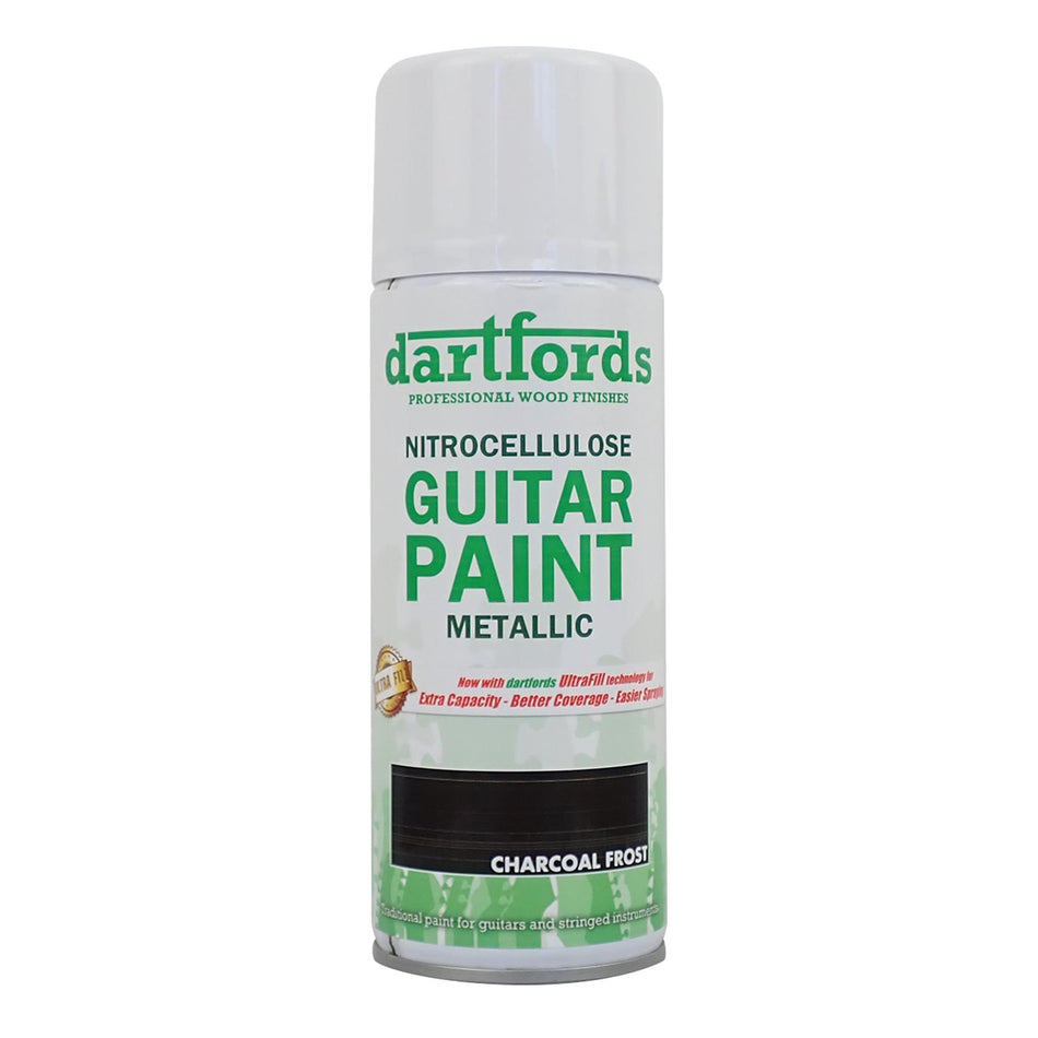 Charcoal Frost Metallic Nitrocellulose Guitar Paint - 400ml Aerosol