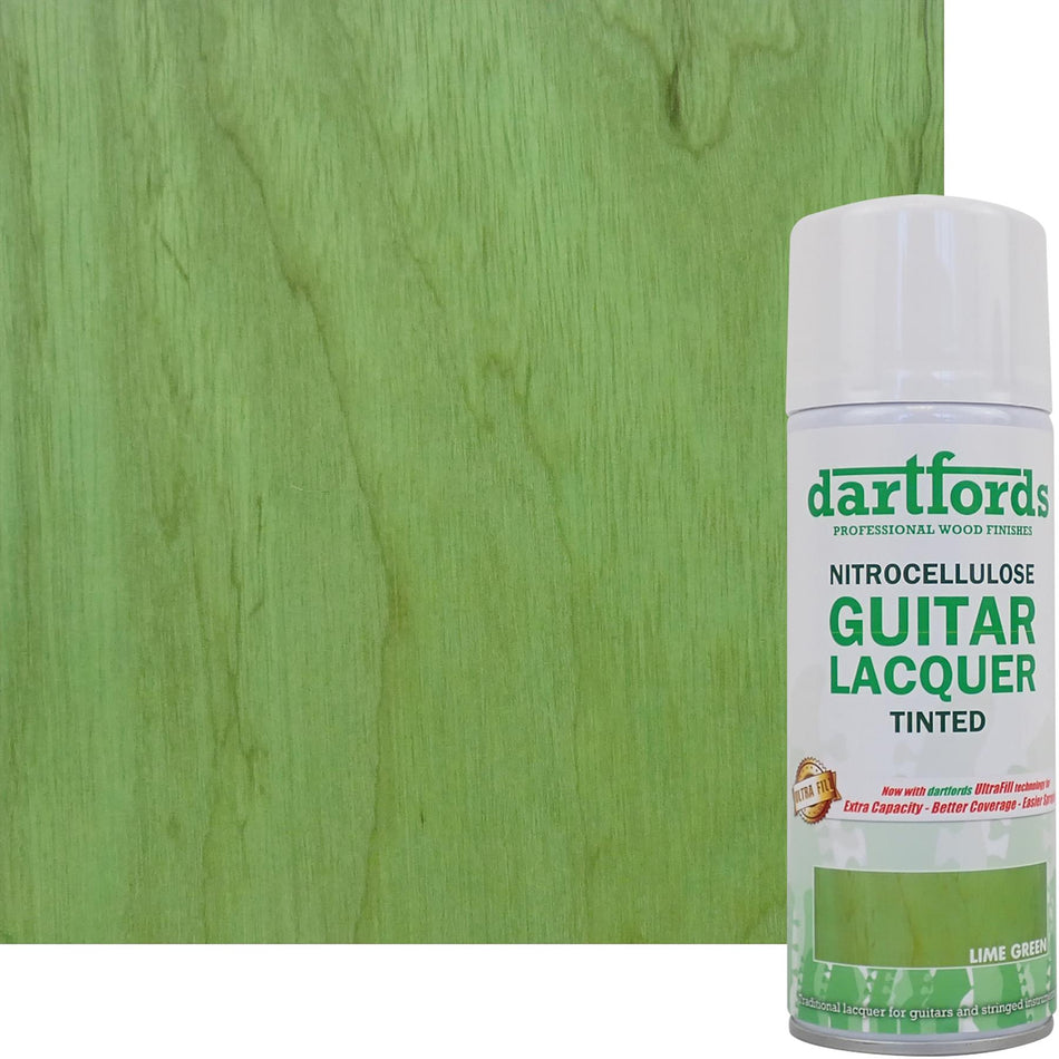 Lime Green Nitrocellulose Guitar Lacquer - 400ml Aerosol