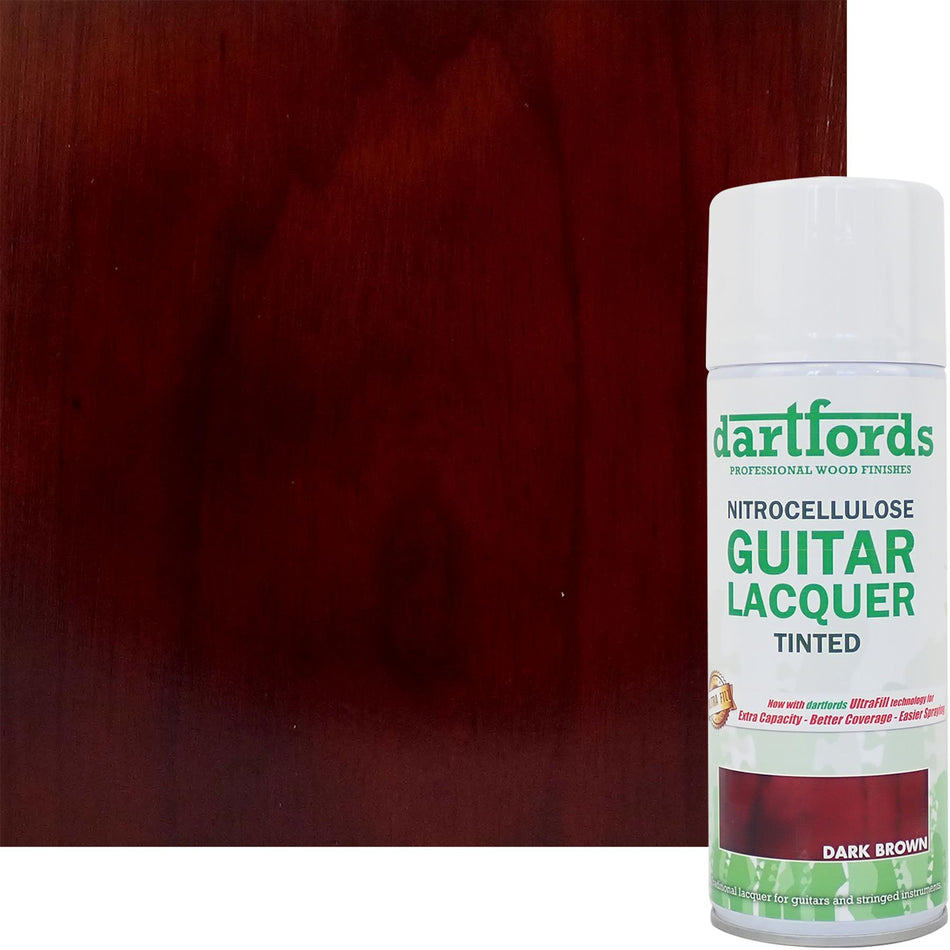 Dark Brown Nitrocellulose Guitar Lacquer - 400ml Aerosol