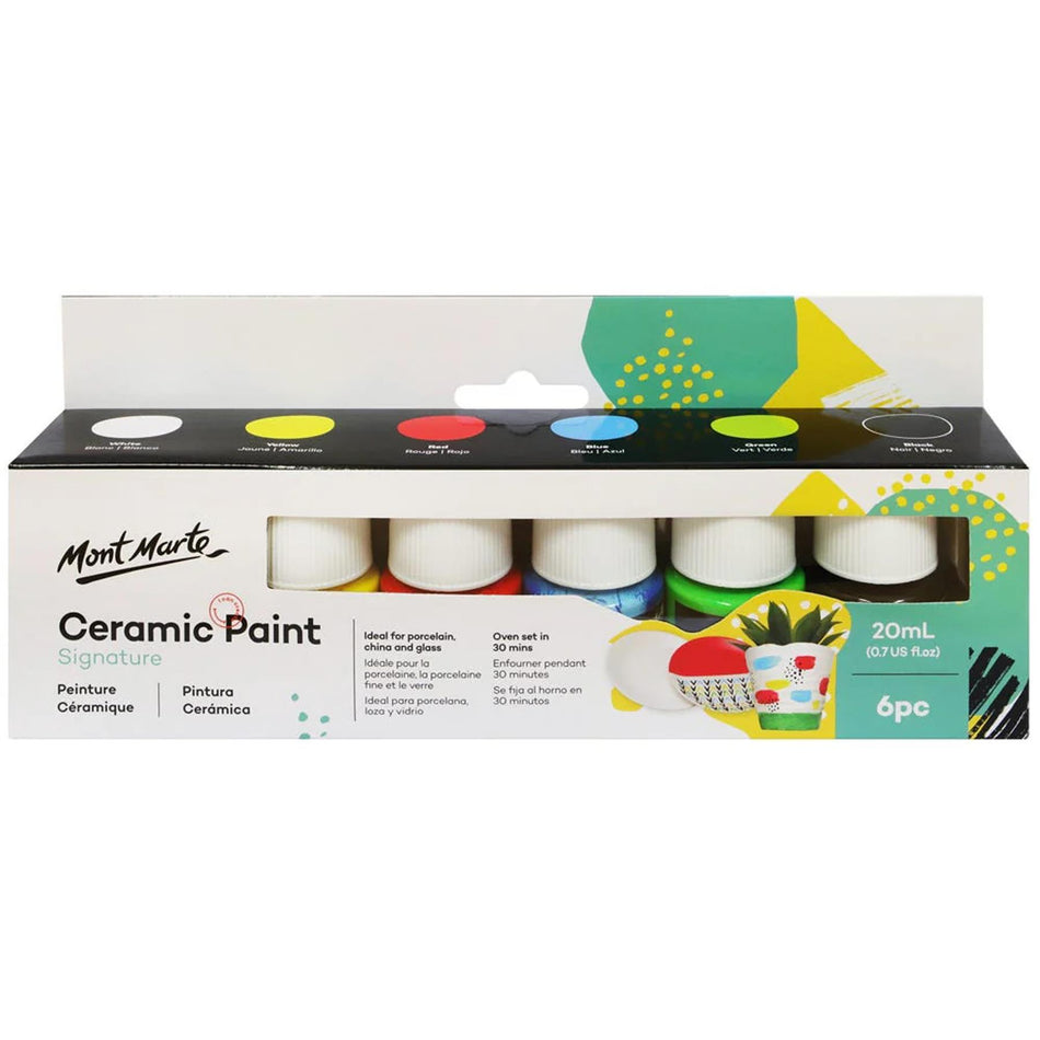 PMHS0023 Ceramic Liquid Paint Set - 20ml Set of 6