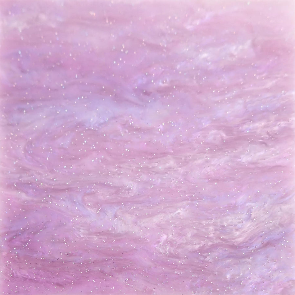 Purple Glittering Pearl Cast Acrylic Sheet (3mm thick)