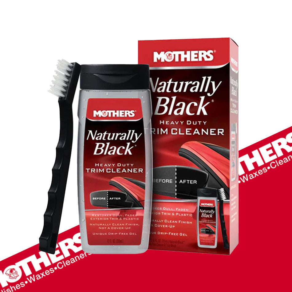 [Mothers] 46141 Naturally Black Heavy Duty Trim Cleaner - 12oz 355ml