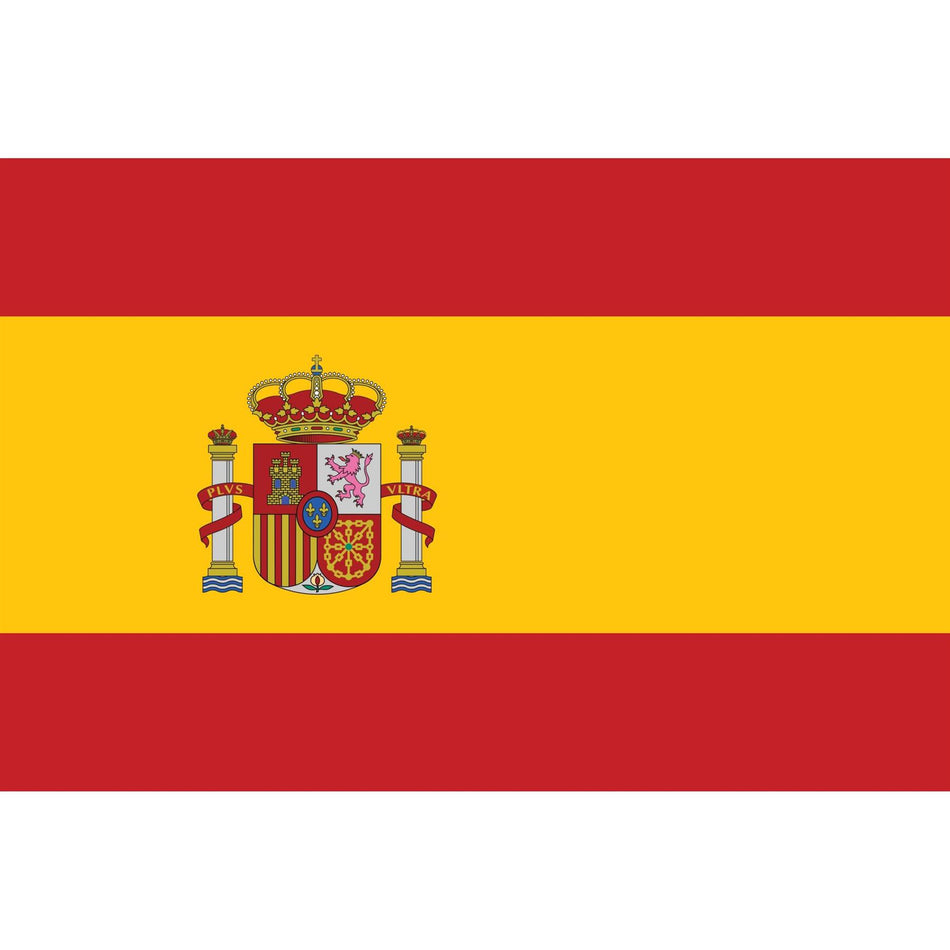 Spain Flag Waterslide Decal