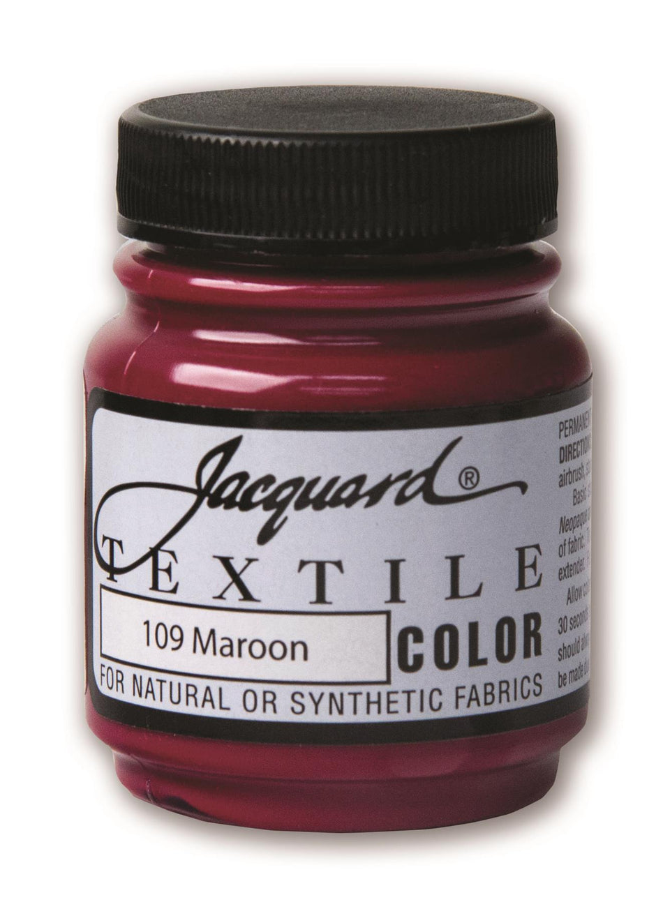 JAC1109 109 Maroon Textile Color Paint - 2.25 fl oz