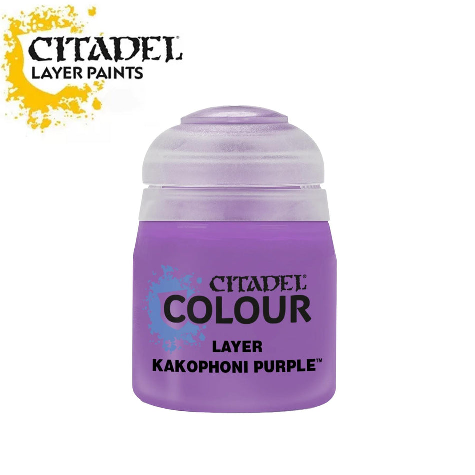[Games Workshop] Citadel Kakophoni Purple Layer Model Paint - 12ml