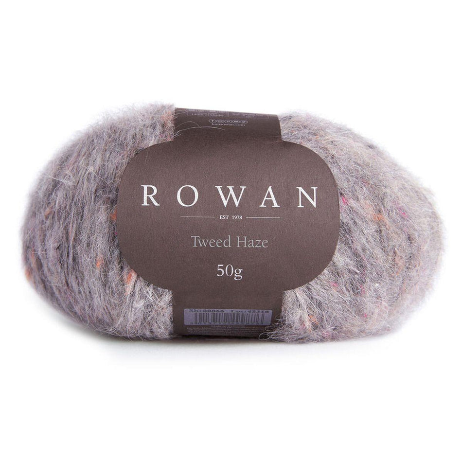 Tweed Haze Storm 556 40% Mohair, 39% Alpaca, 10% Polyester, 8% Cotton, 3% Polymide Yarn - 50g