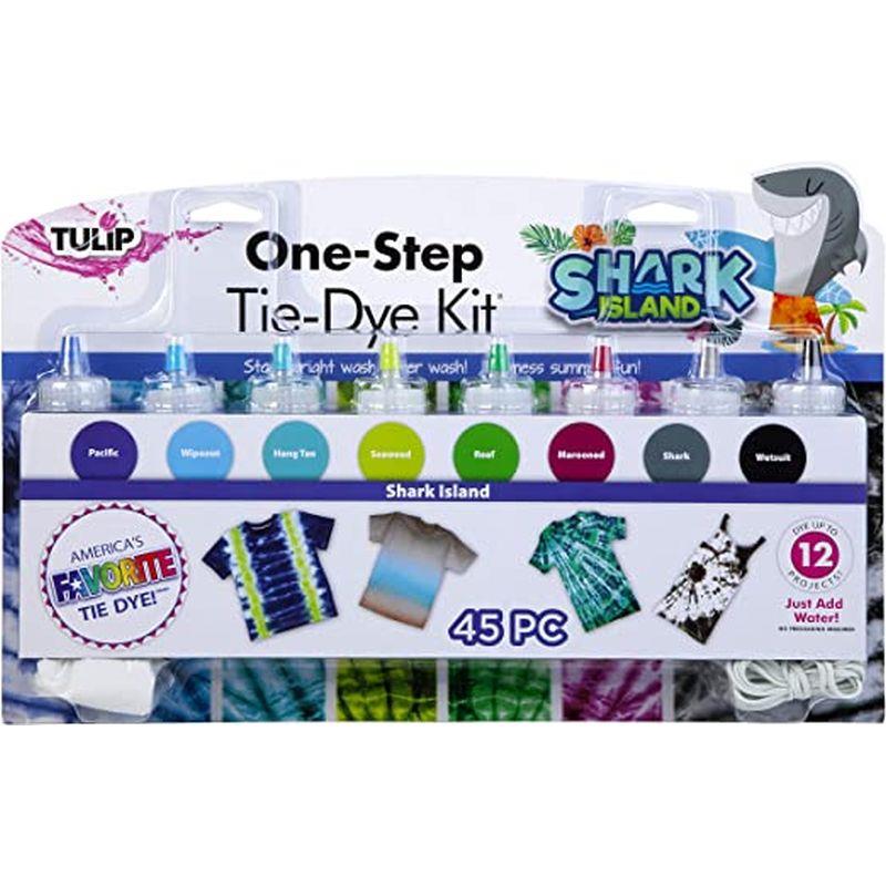 One Step 8 Colour Shark Island Tie-Dye Kit - Set of 45
