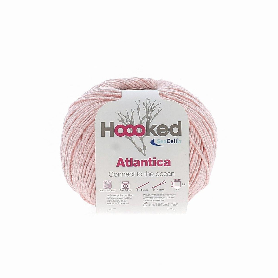 AT06 Atlantica Shell Pink Seacell Cotton Yarn - 120M, 50g