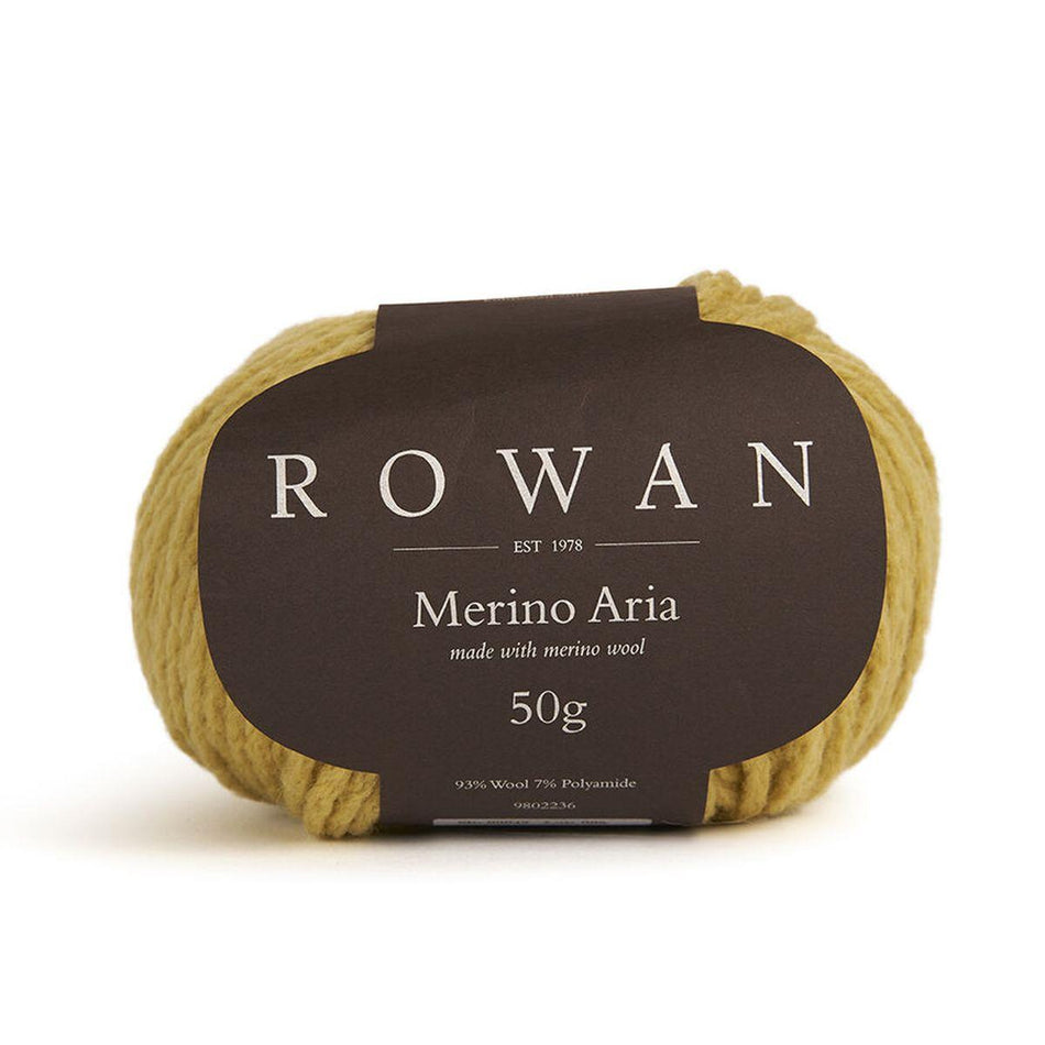 Merino Aria Mustard 052 100% Wool Yarn - 50g