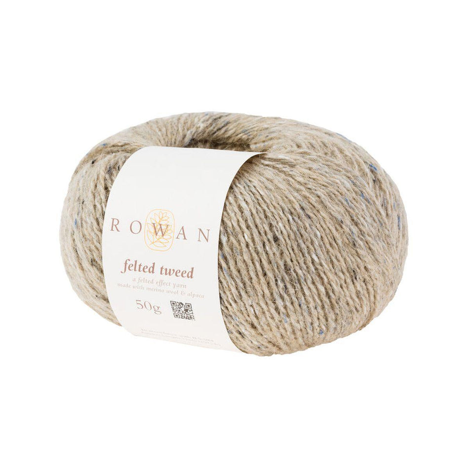 Felted Tweed Stone 190 50% Wool 25% Alpaca 25% Viscose Yarn - 50g