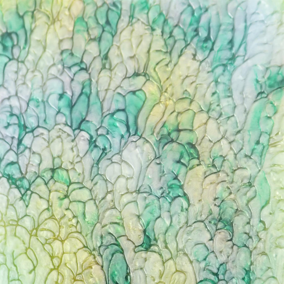 Yellow Green Lava Pearl Acrylic Sheet - 400x300x3mm