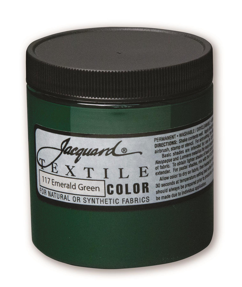 JAC2117 117 Emerald Green Textile Paint - 8 fl oz