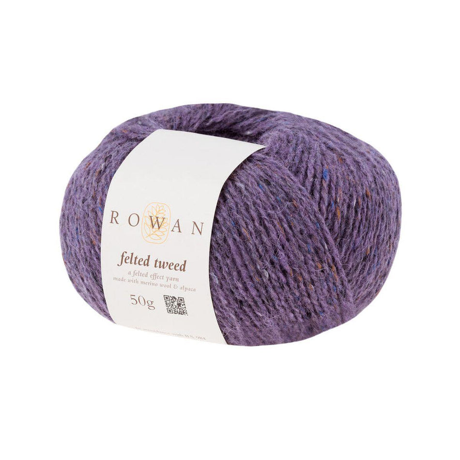 Felted Tweed Amethyst 192 50% Wool 25% Alpaca 25% Viscose Yarn - 50g