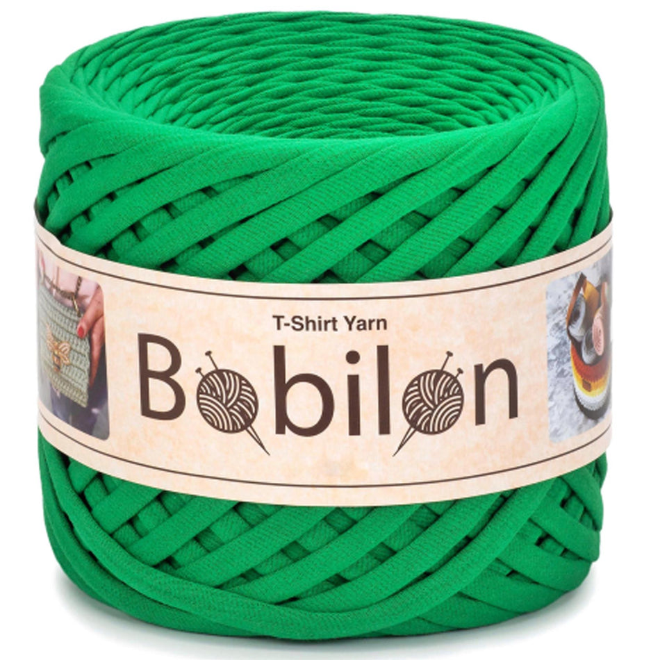 Mini Green Island Cotton T-Shirt Yarn - 100M, 5-7mm, 220g