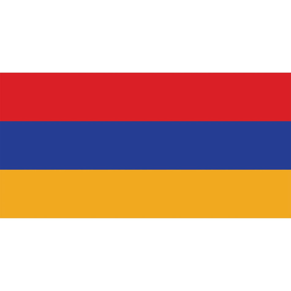 Armenia Flag Waterslide Decal