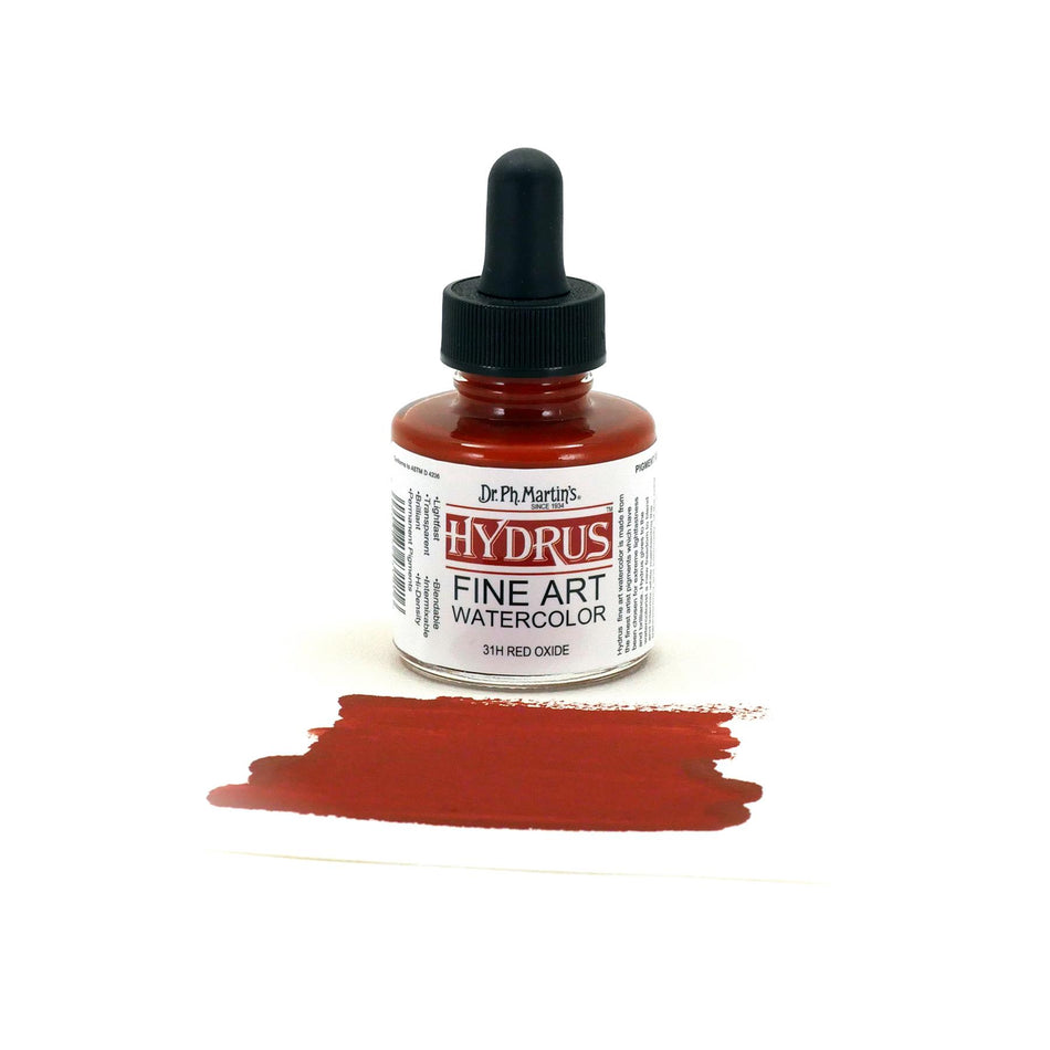 Red Oxide Hydrus Fine Art Watercolor - 1.0oz