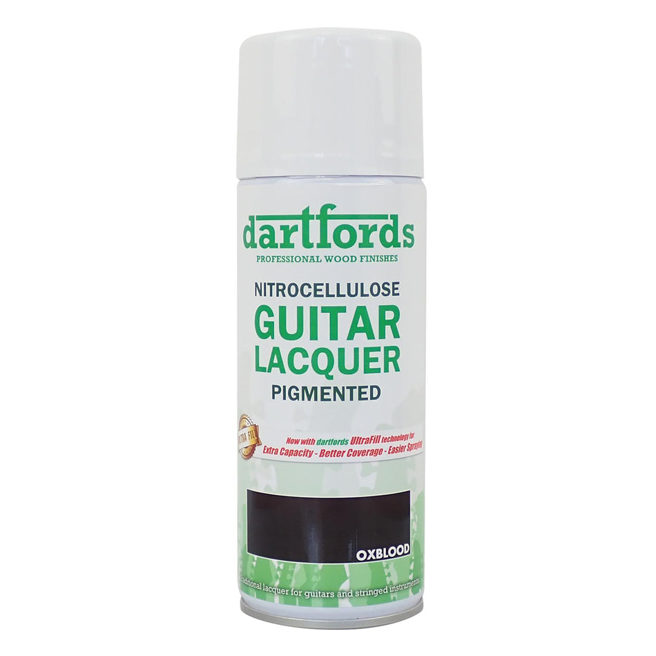 Oxblood Pigmented Nitrocellulose Guitar Lacquer - 400ml Aerosol