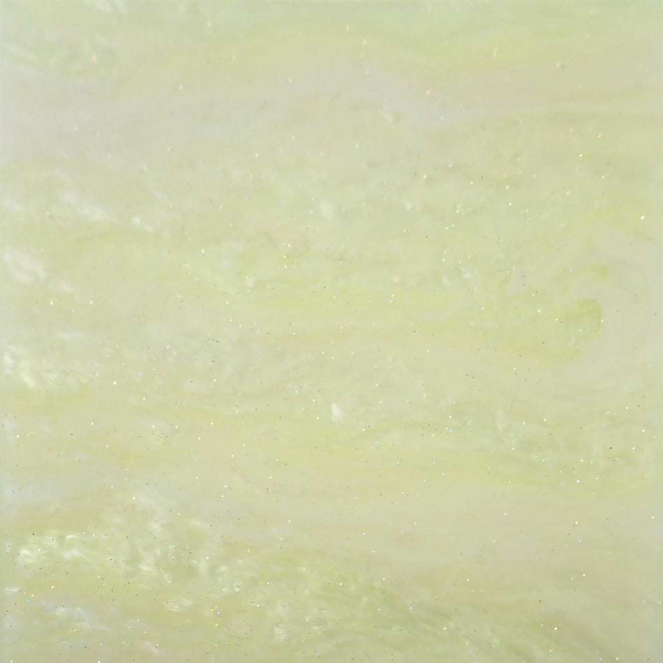 Yellow Glittering Pearl Cast Acrylic Sheet (3mm thick)