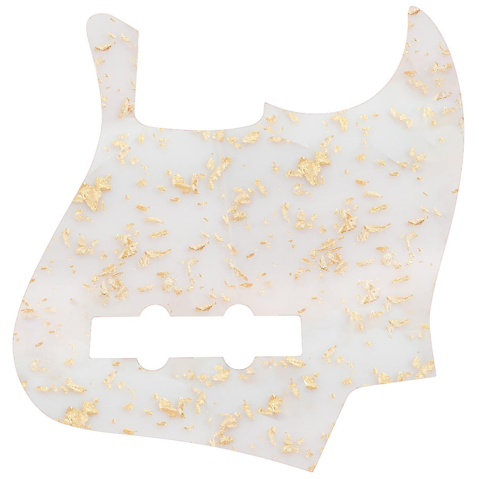 Gold Leaf Acrylic Jazz Bass Guitar Pickguard