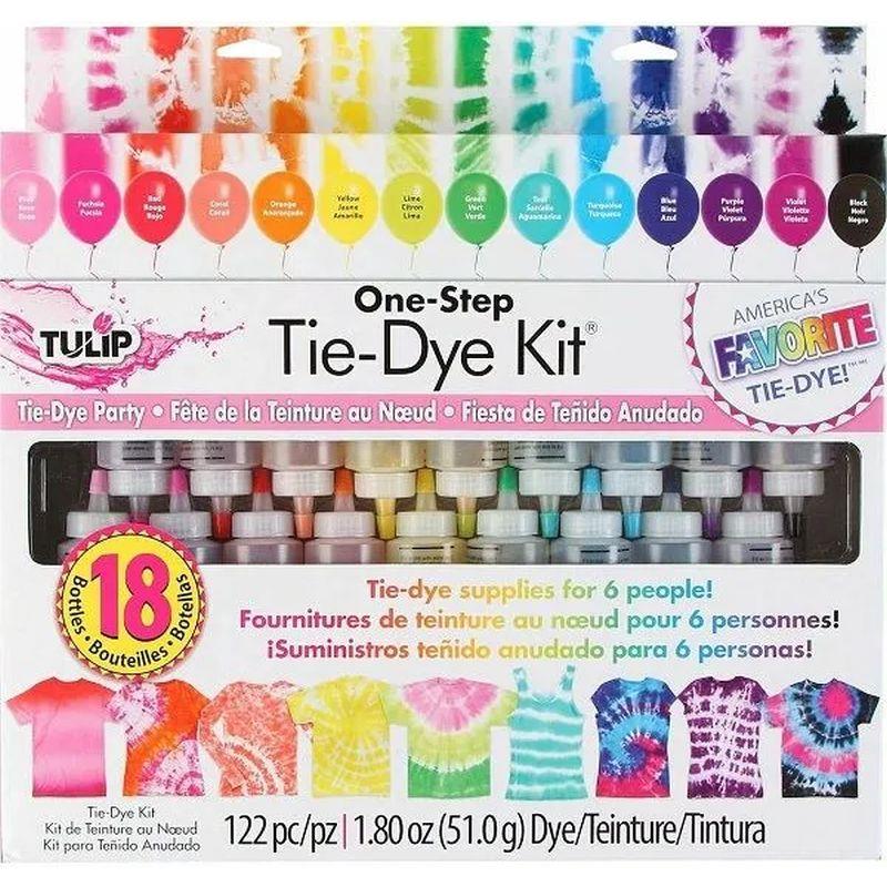 One Step 18 Colour xlg Tie-Dye Kit - Set of 122