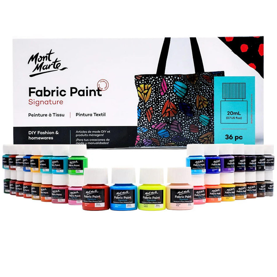 PMHS0082 Fabric Paint Set - 20ml Set of 36