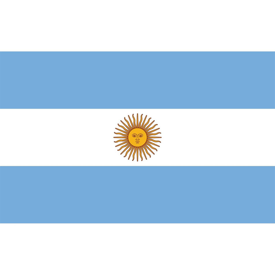 Argentina Flag Waterslide Decal