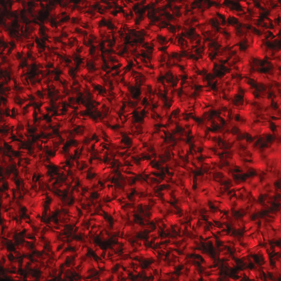 Scarlet Combed Pearloid Cellulose Acetate Block - 165x50x20mm
