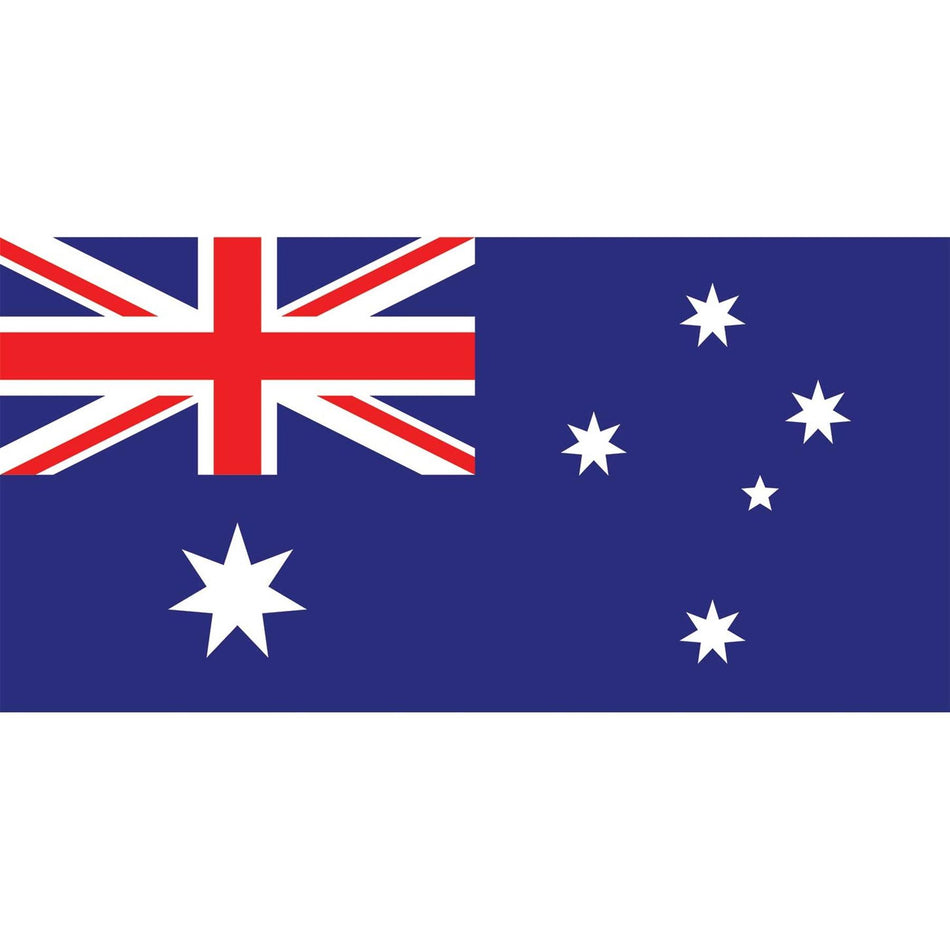 Australia Flag Waterslide Decal