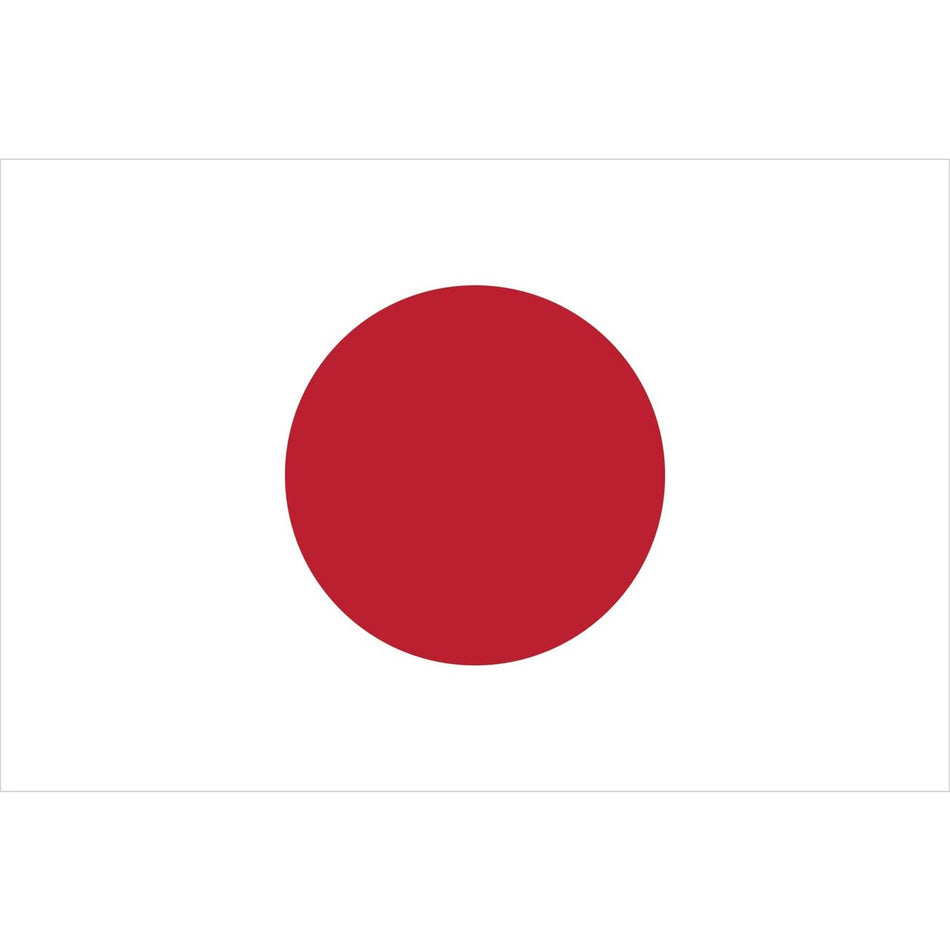 Japan Flag Waterslide Decal