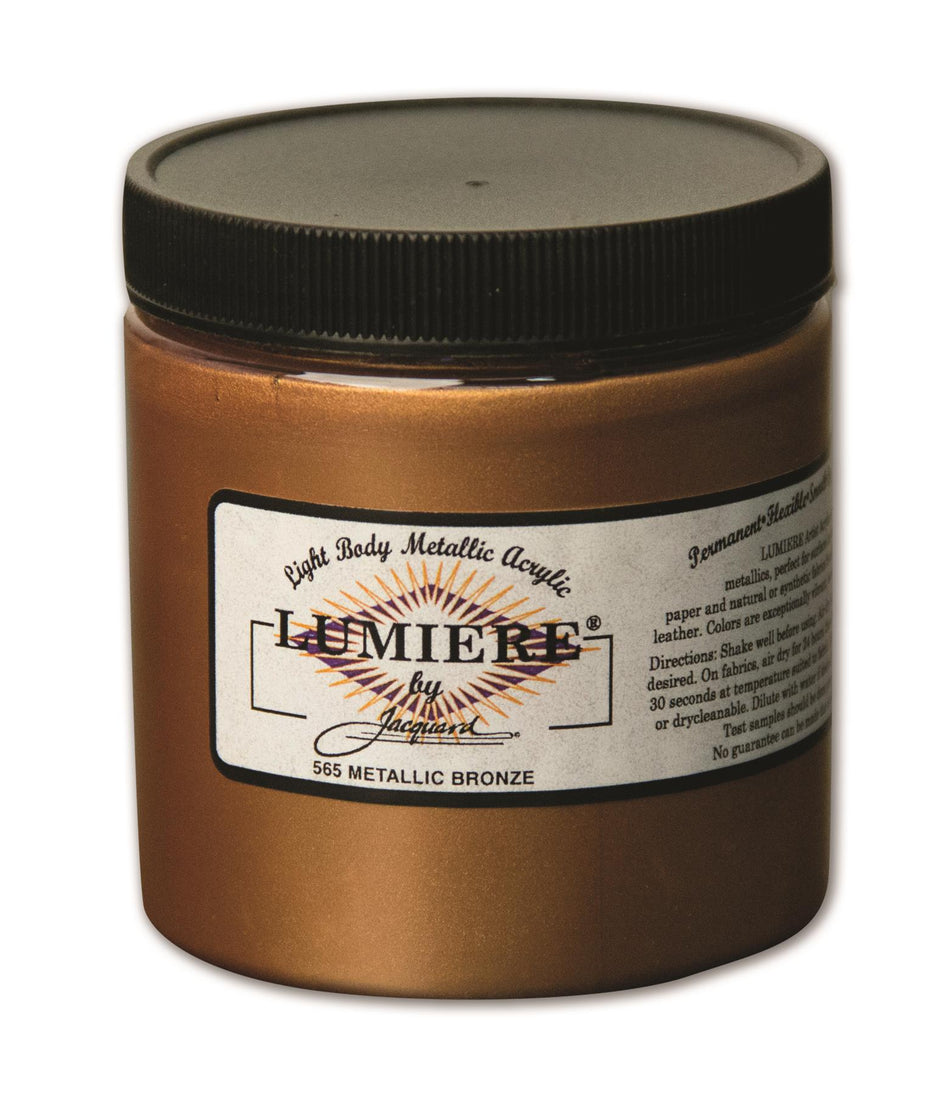 JAC2565 Lumiere 565 Met Bronze Metallic Acrylic Paint - 8 fl oz