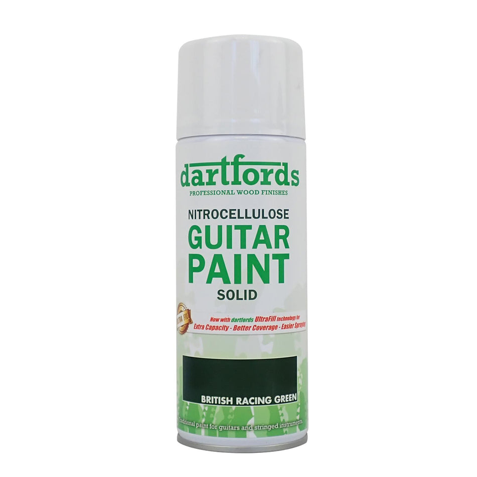 British Racing Green Nitrocellulose Guitar Paint - 400ml Aerosol